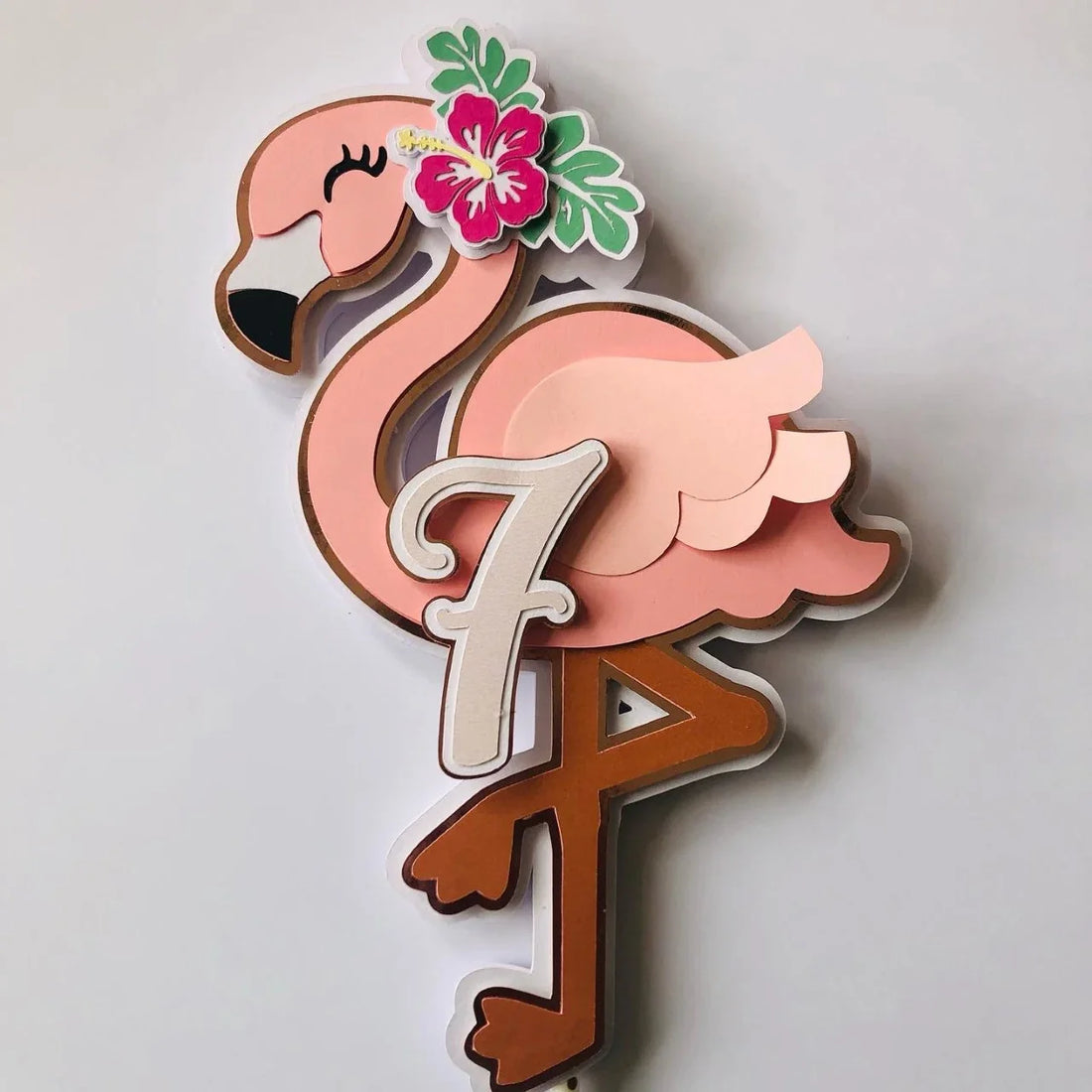 Taart Topper Flamingo