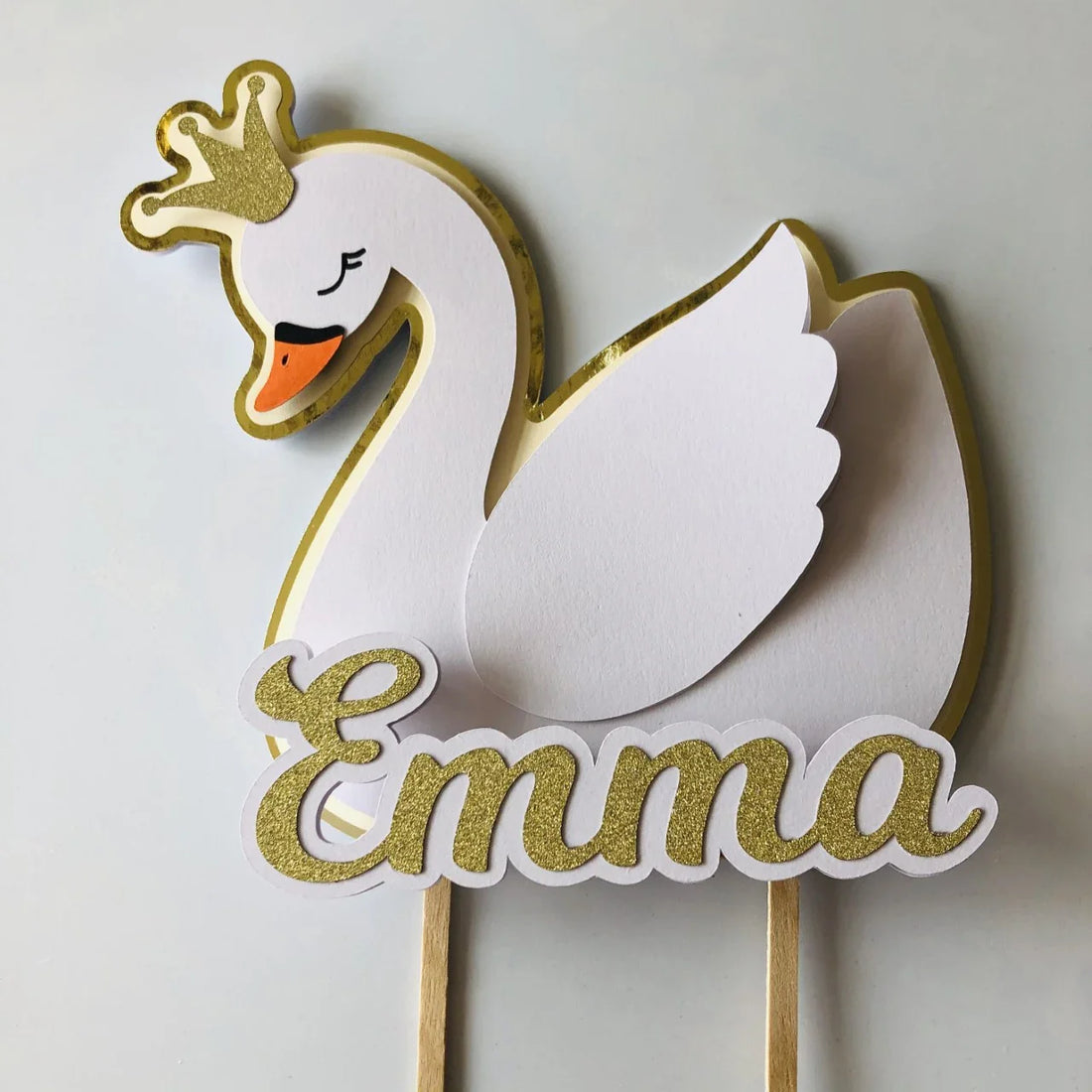 Taart Topper Zwaan