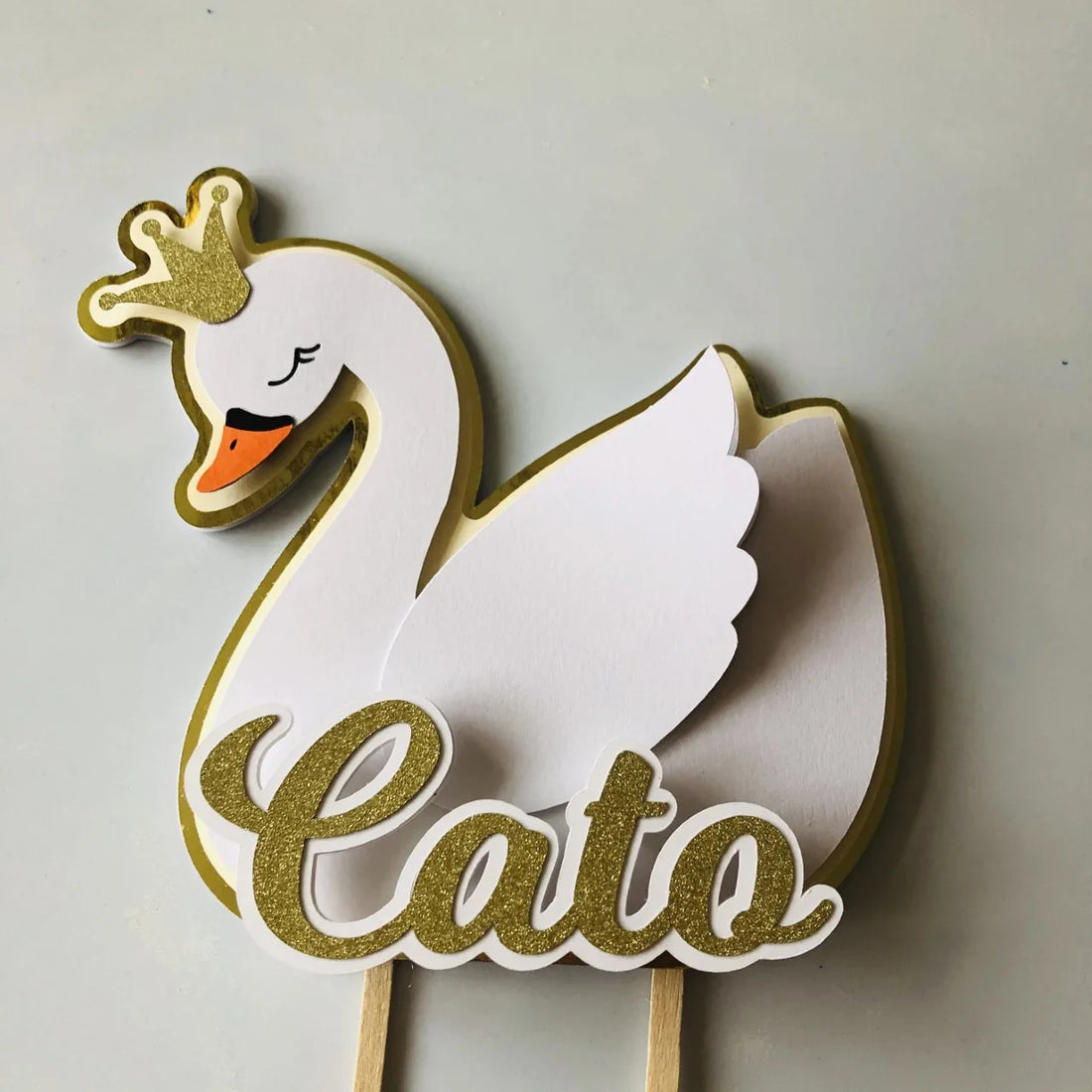 Taart Topper Zwaan