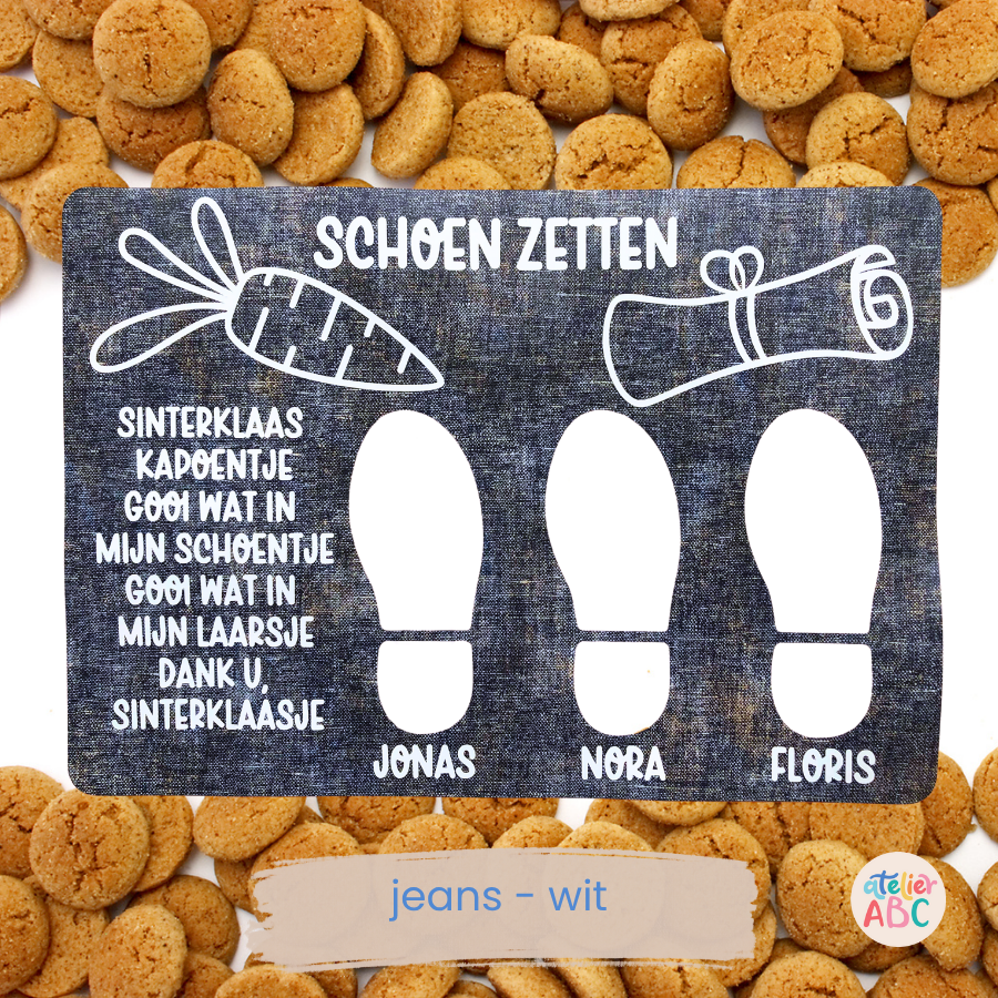 Schoen Zet Mat met namen