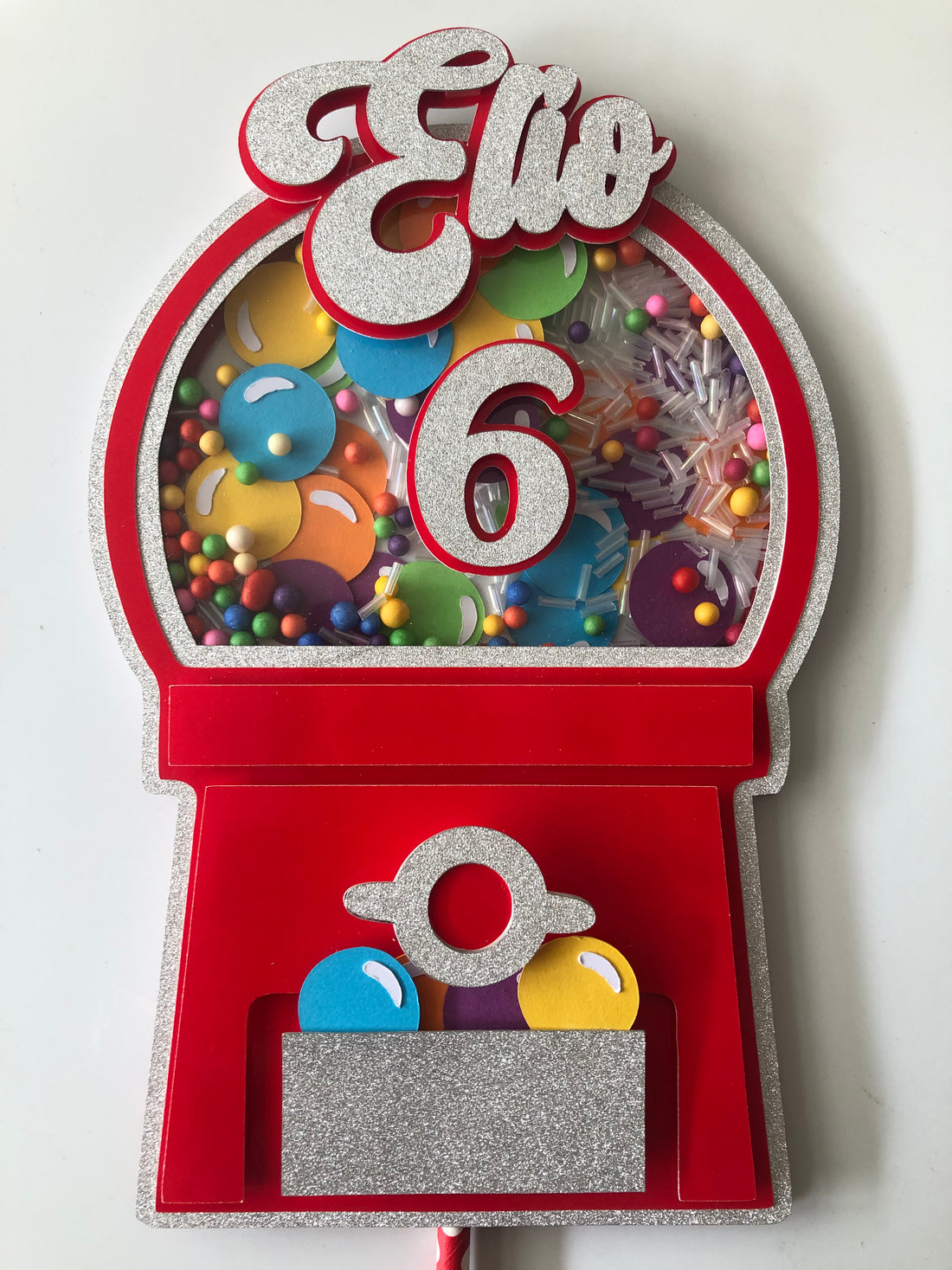 Taart Topper Kauwgombal