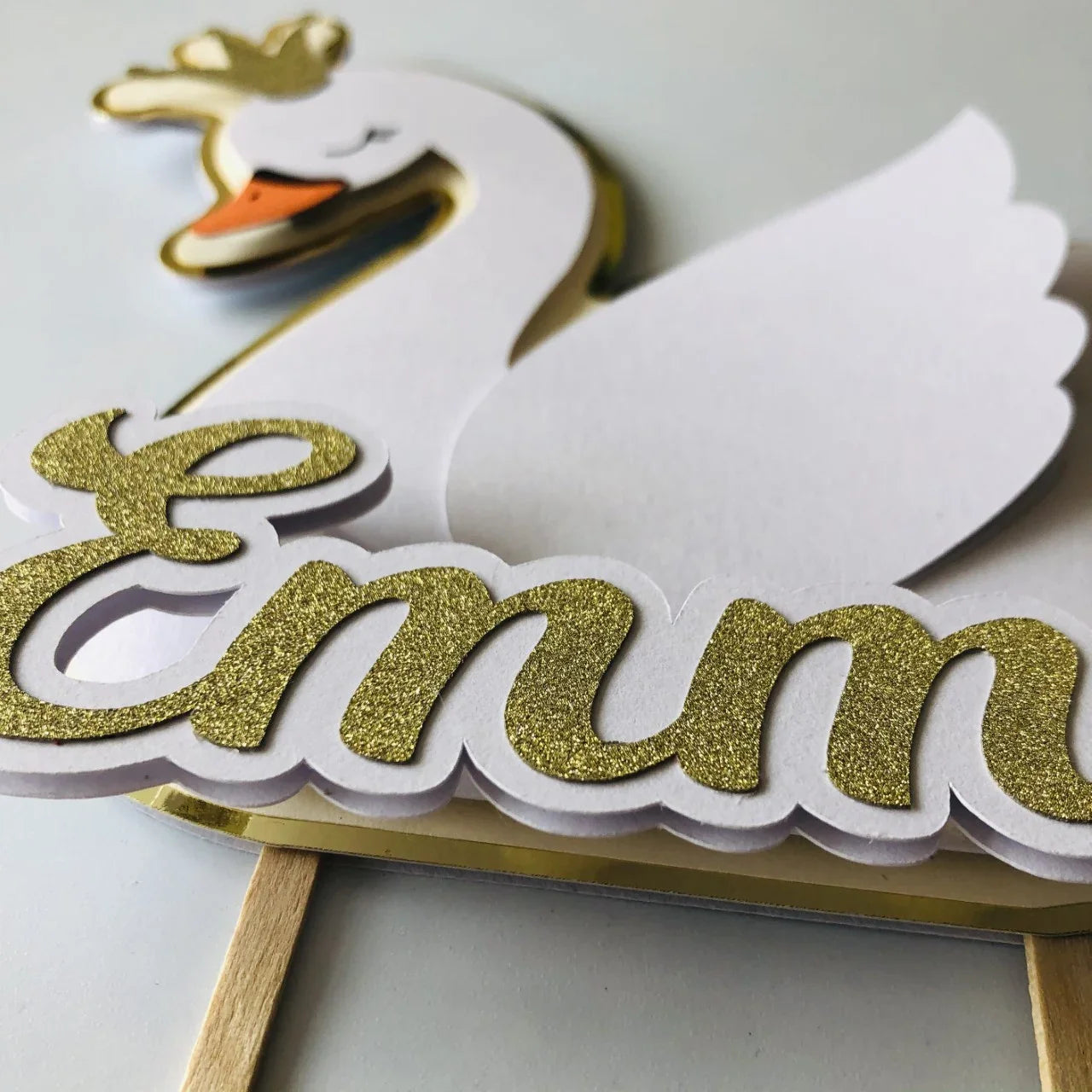 Cake Topper Swan