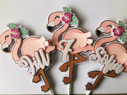 Cake Topper Flamingo