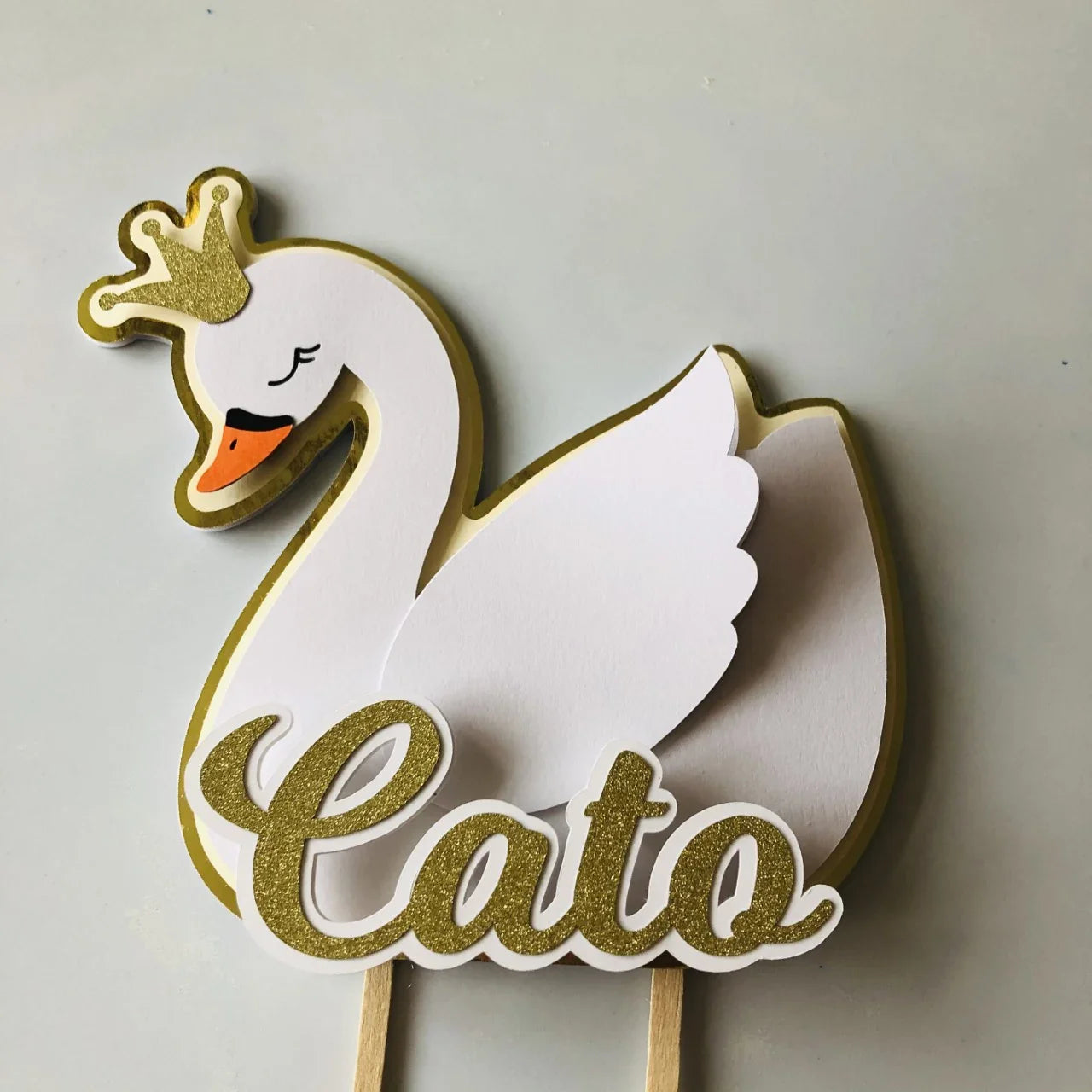 Cake Topper Swan
